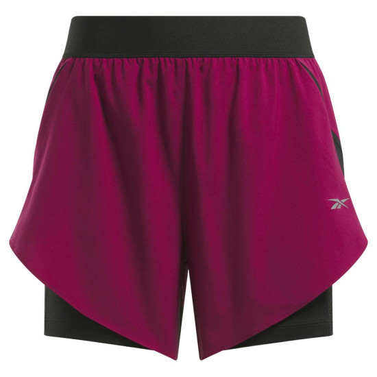 Reebok Γυναικείο σορτς Running 2in1 Shorts